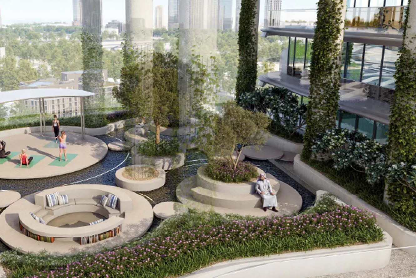 Layout with terraces and panoramic views