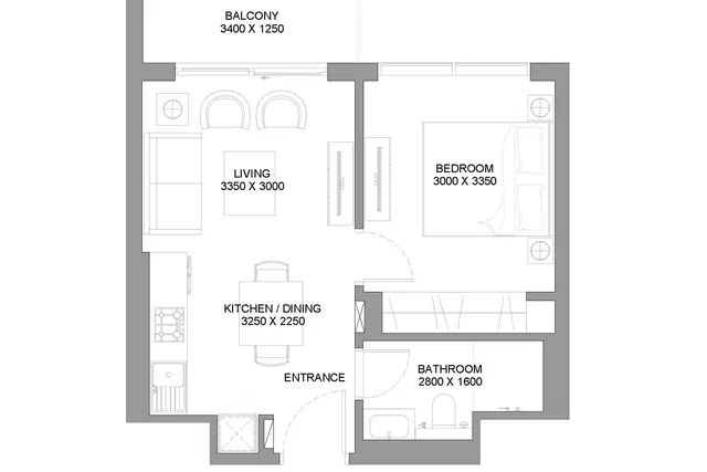 1 bedroom