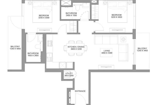 2 bedroom