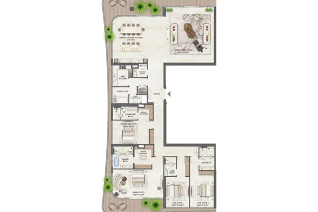 4 bedroom apartment
