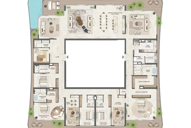 5 bedroom apartment