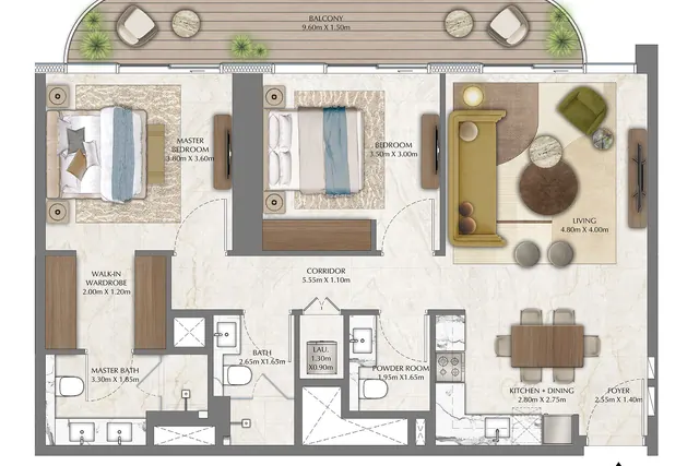 2 Bedroom Apartment