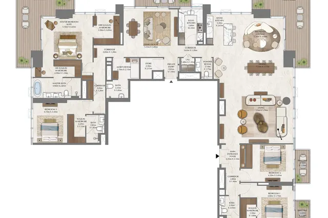 4 Bedroom Penthouse