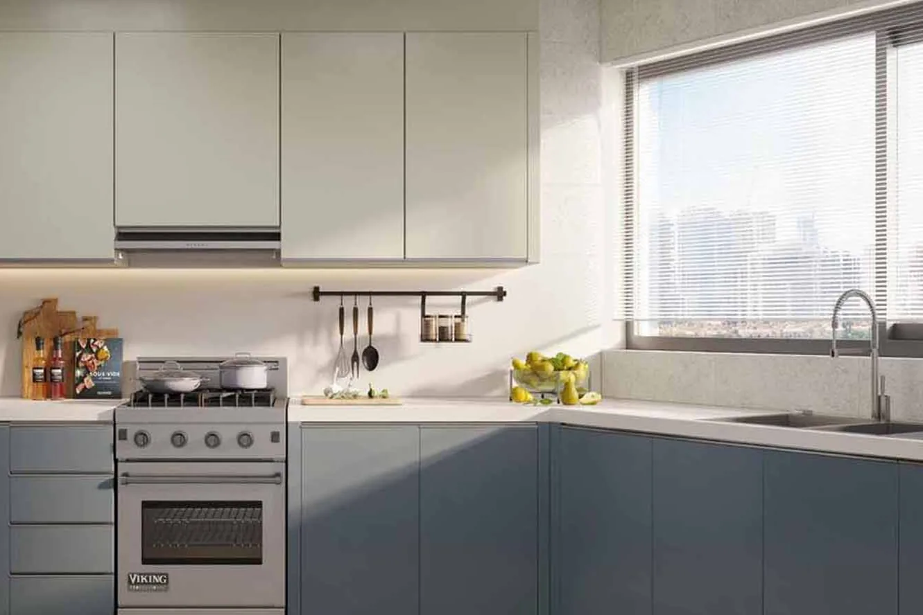Apartments with ready kitchens and quality finishes