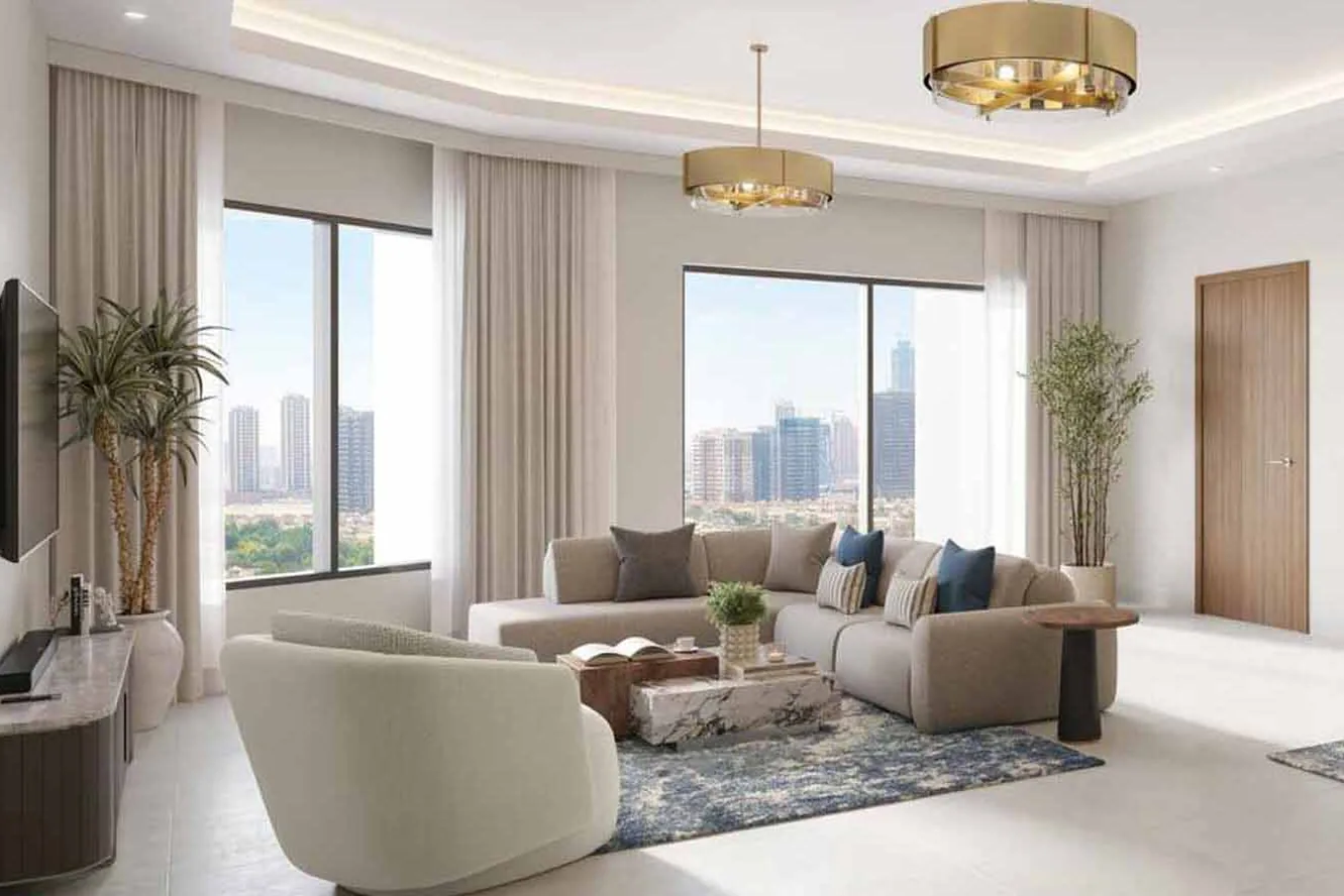 Spacious apartments with city views