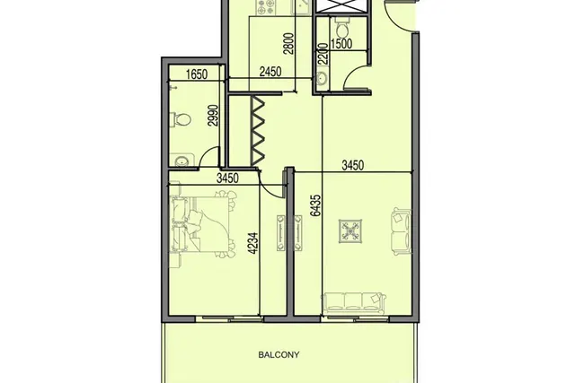 1 bedroom apartment