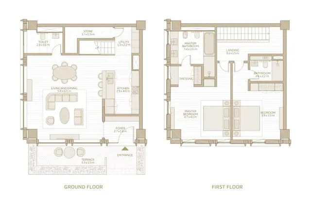 2 bedroom Loft apartment