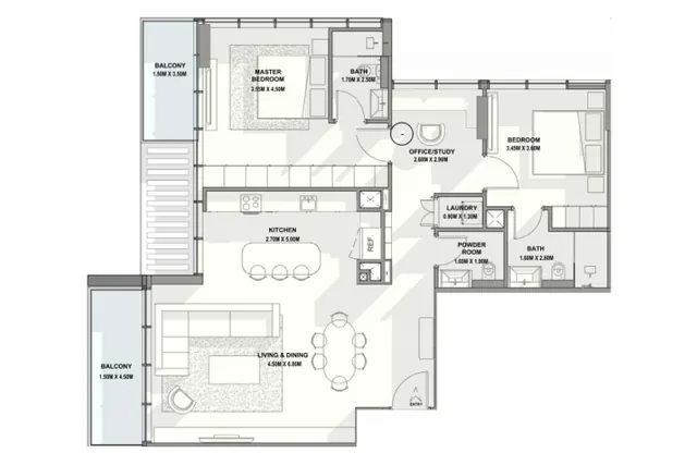 2 bedroom apartment