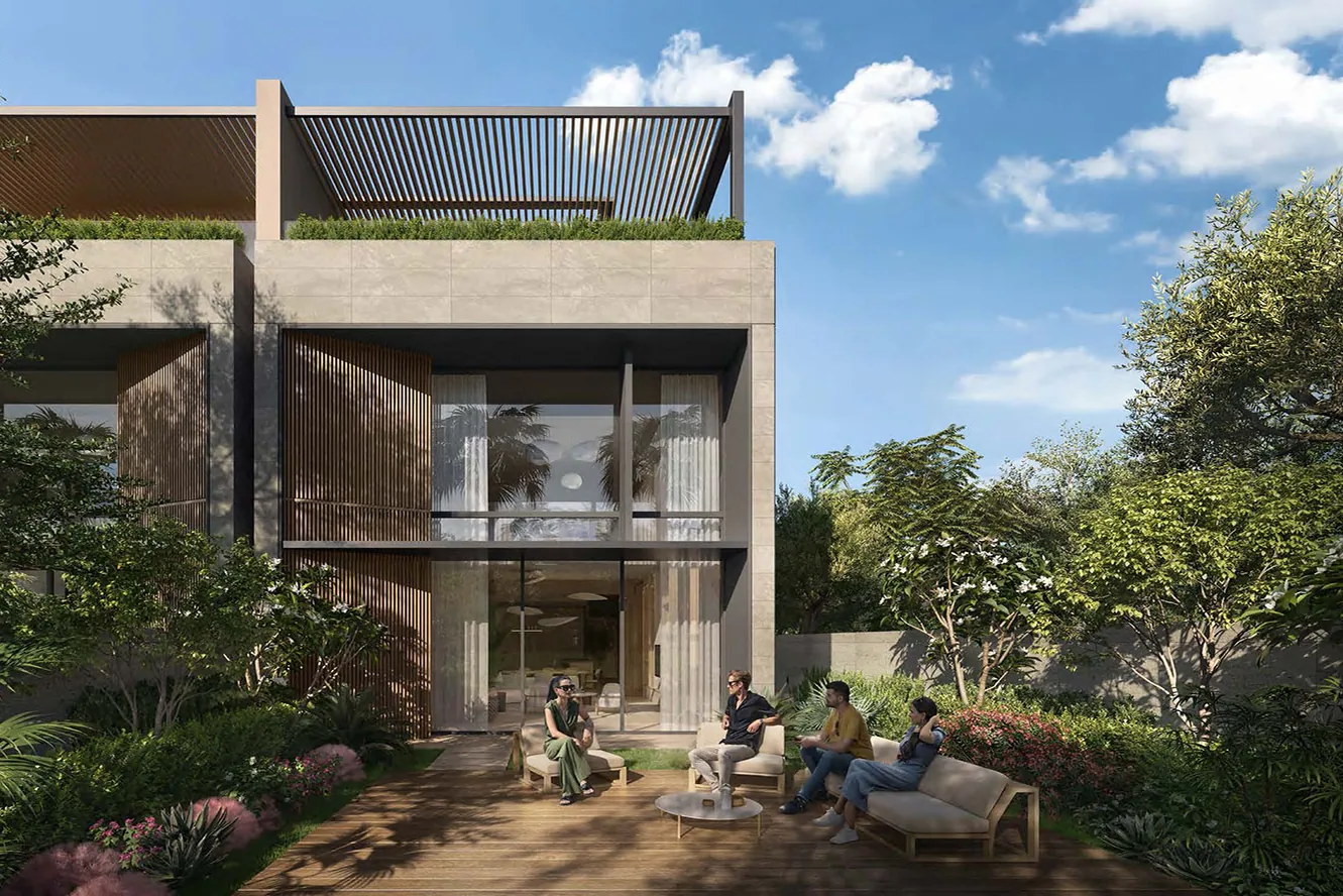 Villas with elevators and landscaped plots