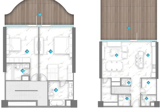 2 bedroom townhouse