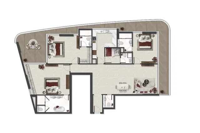 3 bedroom apartment