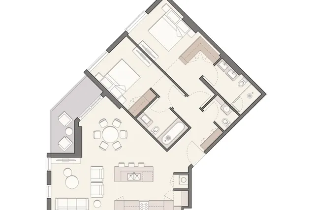 2 bedroom