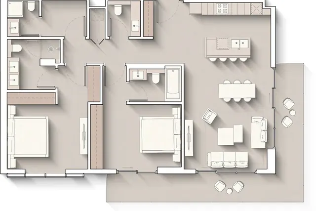 2 bedroom apartment