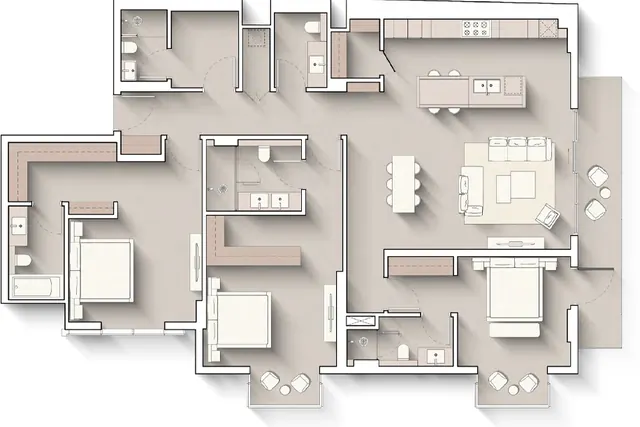 3 bedroom apartment