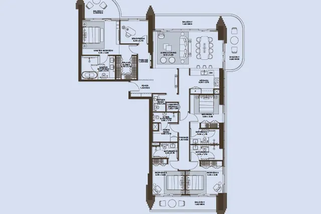 4 bedroom apartment