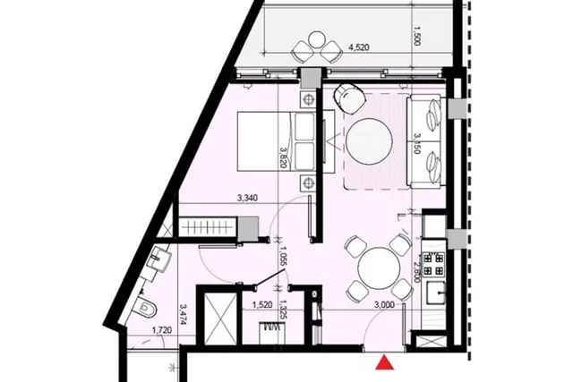 1 bedroom apartment
