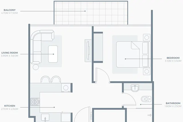 1 bedroom