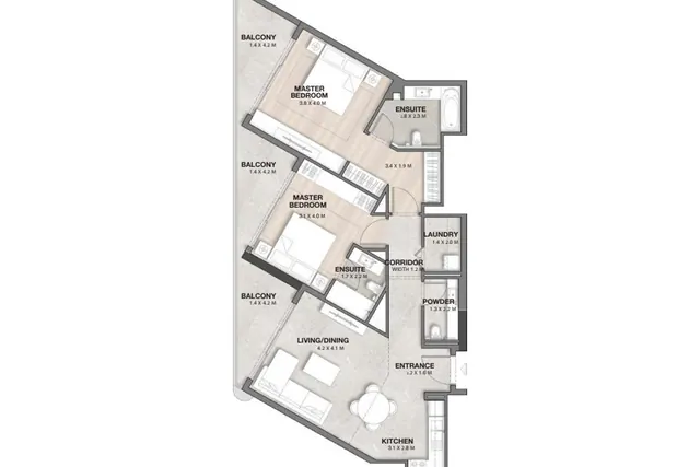 2 bedroom