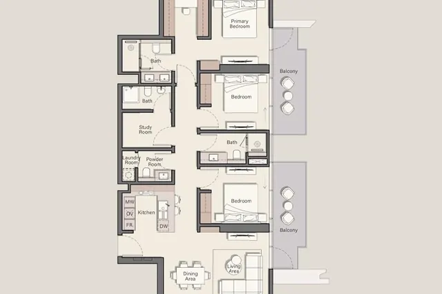 3 bedroom apartment