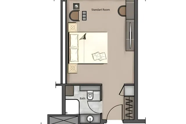 1 bedroom Suite