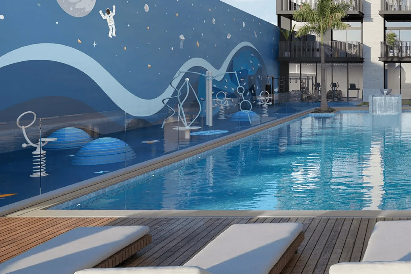 Space for children's activities and games