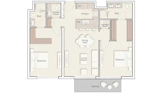 2 bedroom