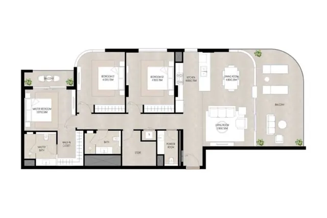3 bedroom apartment