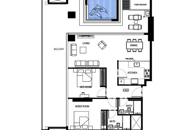 2 bedroom apartment