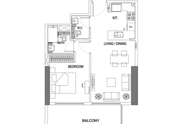 1 bedroom