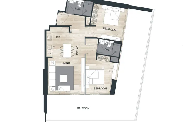 2 bedroom apartment