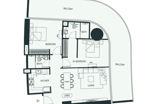 2 bedroom apartment