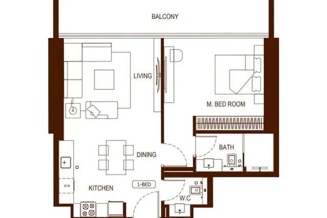 1 bedroom apartment