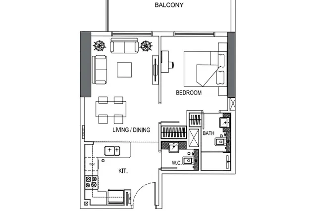 1 bedroom