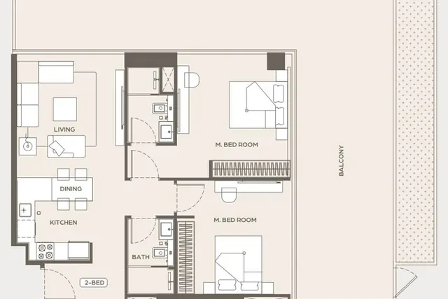 2 bedroom apartment