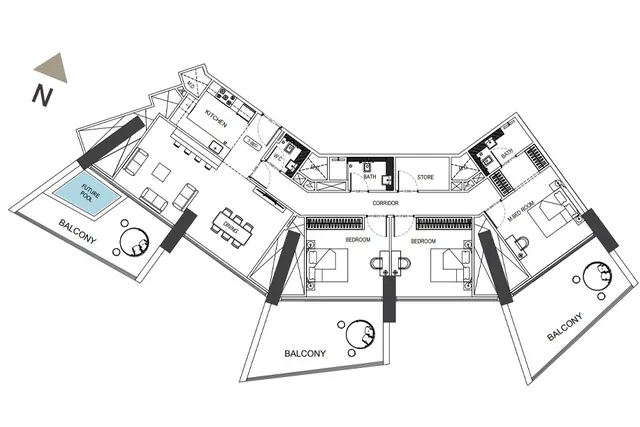 3 bedroom apartment