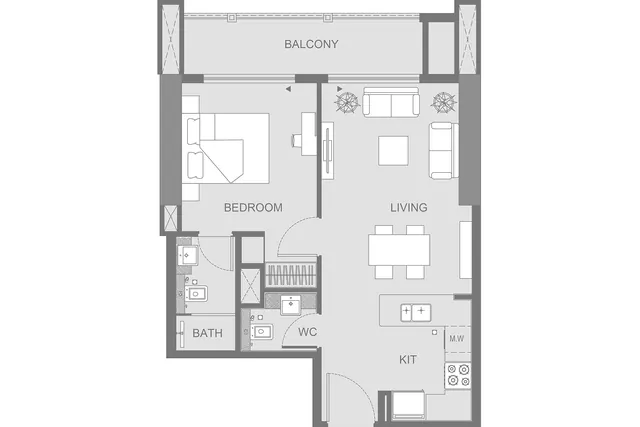 1 bedroom apartment
