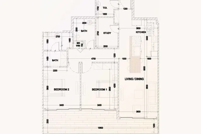 2 bedroom apartment