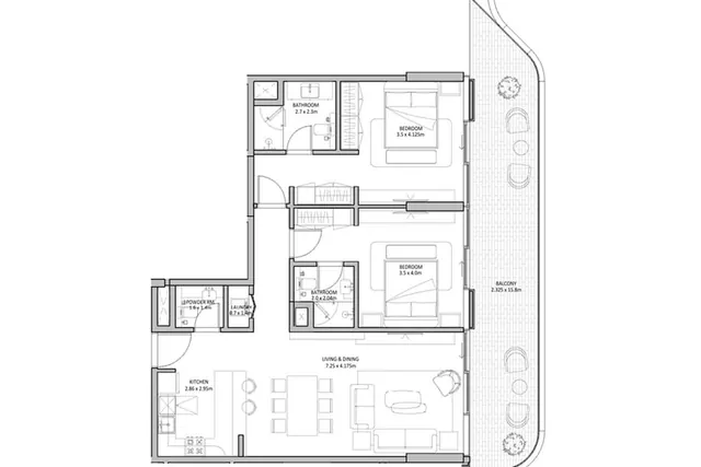 2 bedroom apartment
