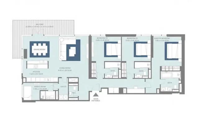 3 bedroom type01