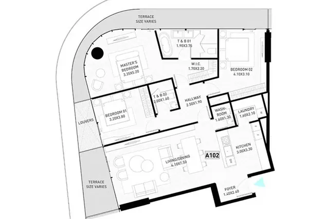 3 bedroom apartment