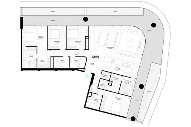 4 bedroom apartment