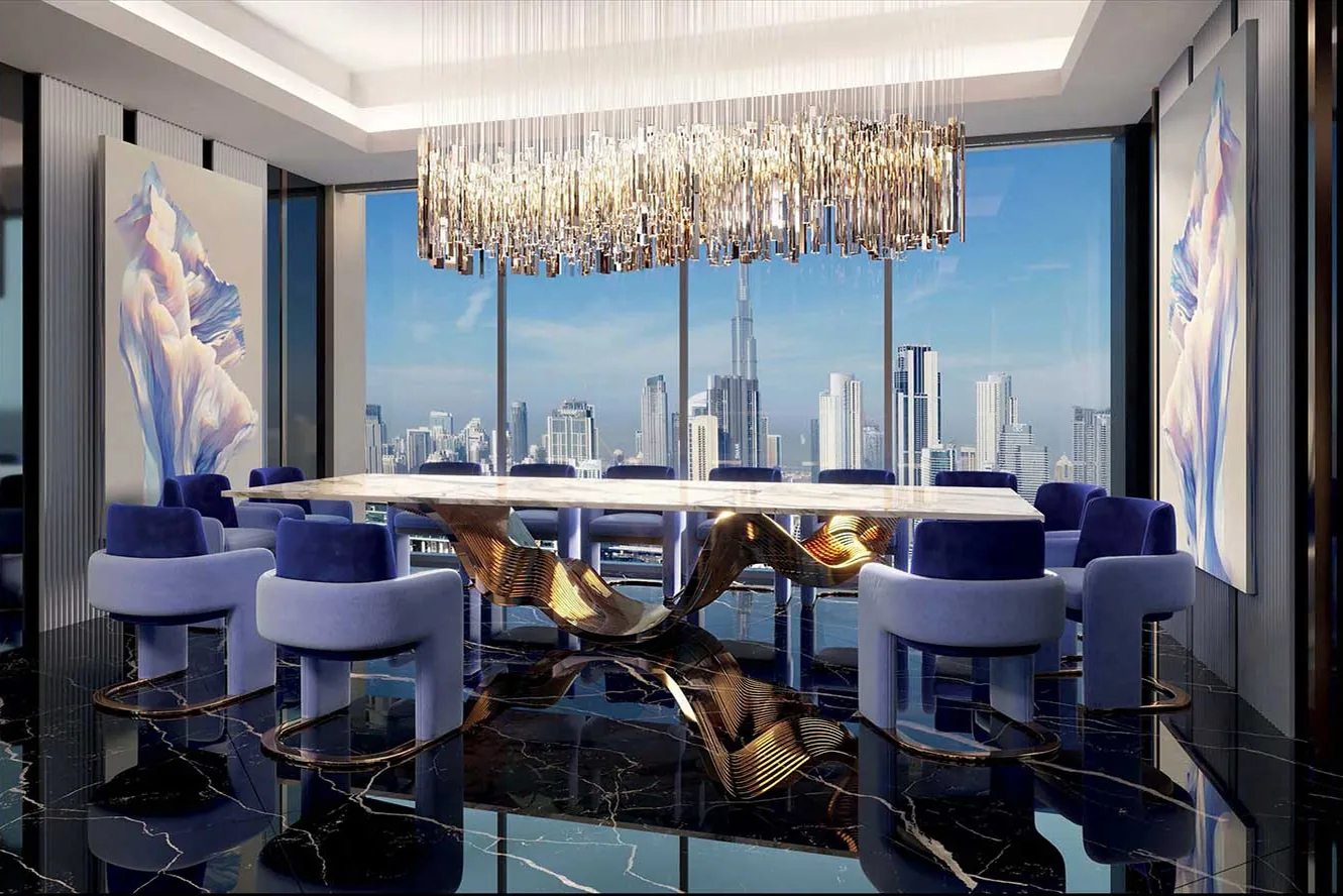 Branded residences with luxurious amenities