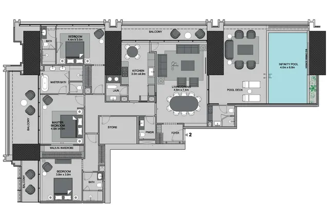 Ruby Villa, 3 bedroom