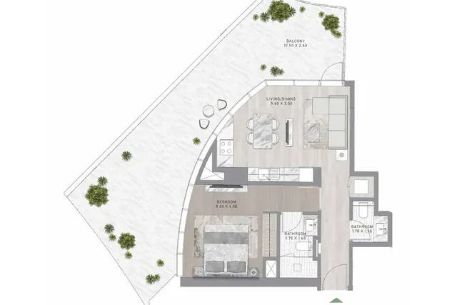 1 bedroom