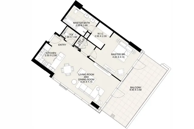1 bedroom