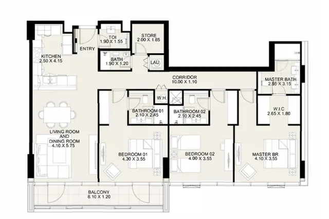 3 bedroom