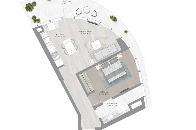 1 bedroom