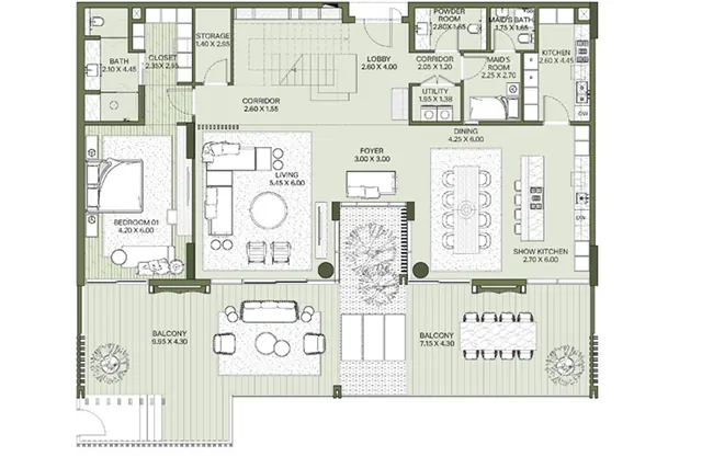 4 bedroom Townhouse