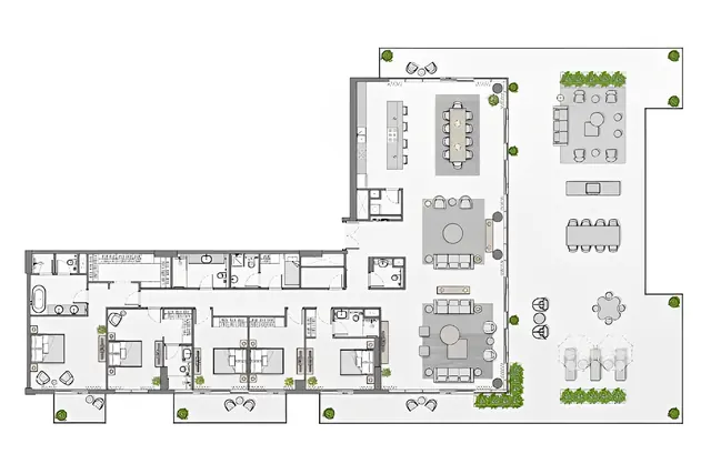 5 bedroom penthouse