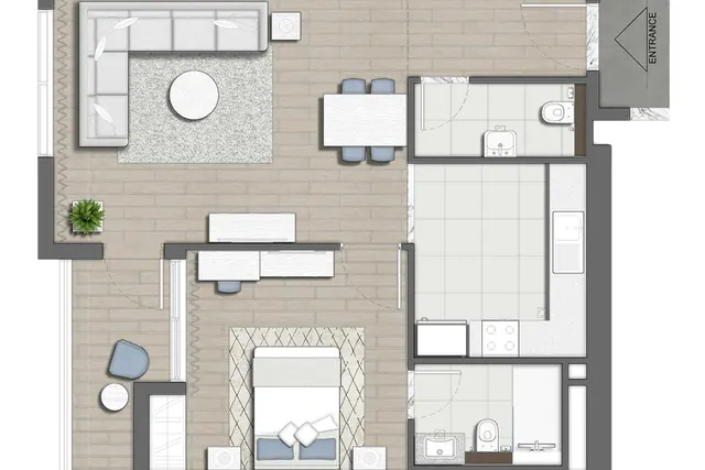 1 bedroom apartment
